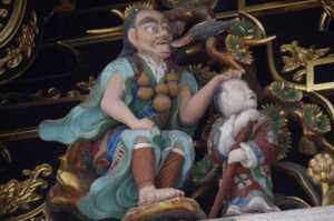 Wikipediaより：日光東照宮　陽明門　鉄拐仙人